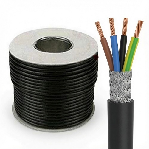 2.5 Sq. mm 4 core flexible armoured cable