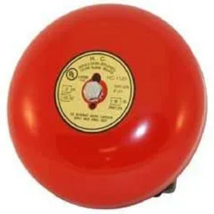 Aluminium Round bell Red 8 inch