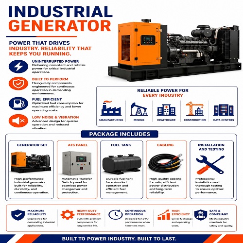 Industrial generator