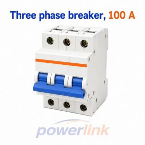 Three phase breaker 100 A